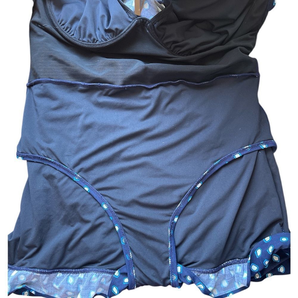 Coco Reef Blue Patterned Bikini Top - Picture 8 of 8